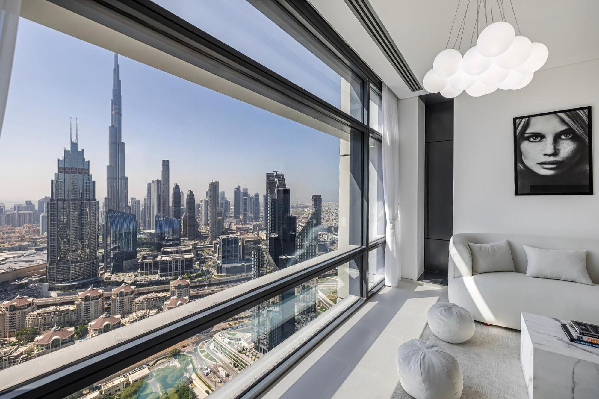 Апартаменти 1Br Burj Khalifa View Index Tower Difc Дубай Екстер'єр фото